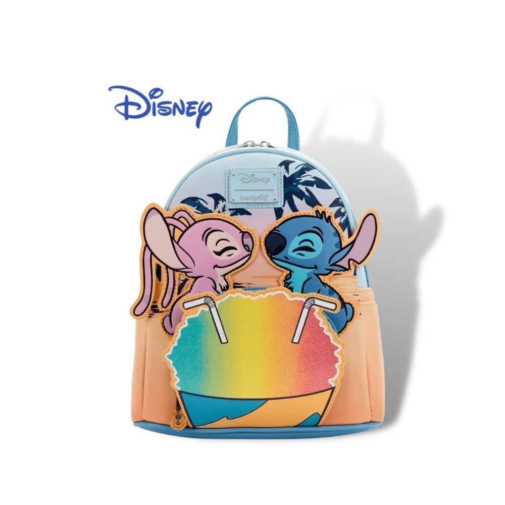 Loungefly Disney Lilo and Stitch Snow Cone Date Night‎ Dbl Strap ShoulderBag NWT